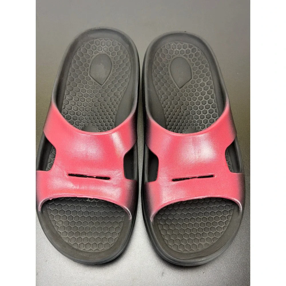 Spenco Red Total Support Slide Sandal Size W9/M8 Unisex Comfort